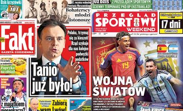 Spadkowa trzynastka dzienników. "Fakt" poniżej 90 tys., wzrost tylko na mundial