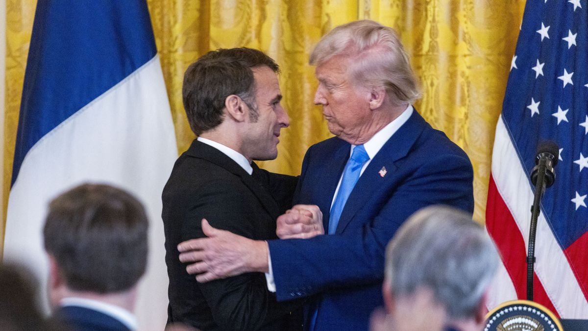 Emmanuel Macron i Donald Trump