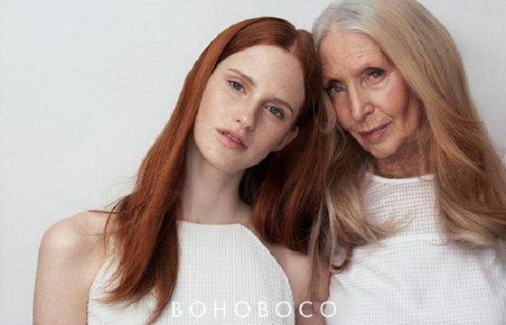 81-letnia aktorka promująca Bohoboco pokazuje, że pomarszczona twarz nie przeszkadza w reklamie odzieży (opinie)