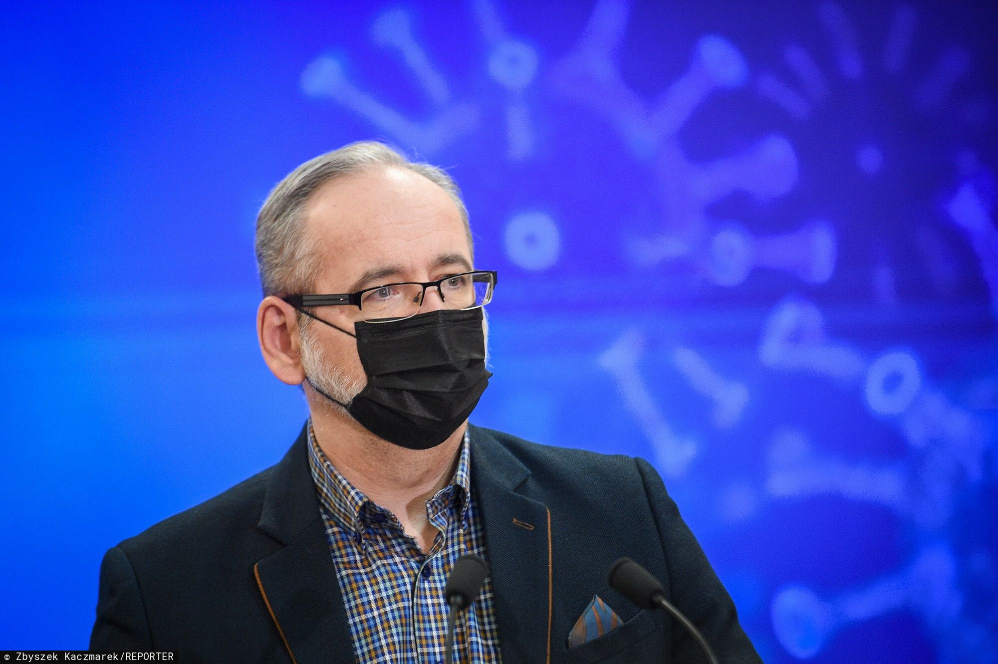 Konferencja ministra zdrowia Adama Niedzielskiego19.01.2022 Warszawa Konferencja ministra zdrowia Adama Niedzielskiego n/z Adam Niedzielski  fot. Zbyszek Kaczmarek/REPORTERZbyszek Kaczmarek/REPORTER