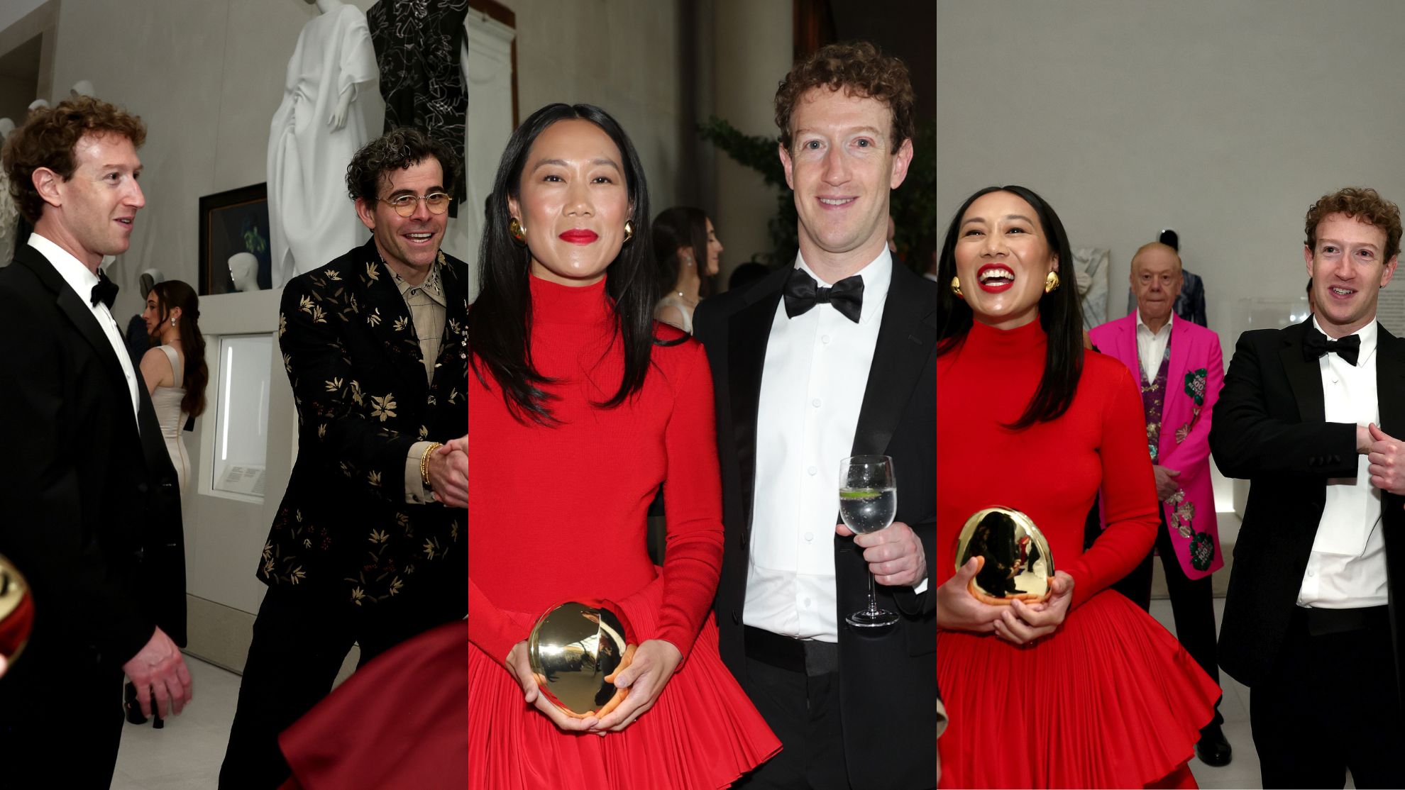 Mark Zuckerberg z żoną na Met Gali