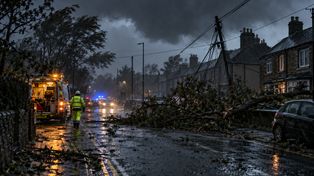 Potężna wichura sparaliżowała Wielką Brytanię! Dziesiątki tysięcy domów bez prądu, odwołane loty i ostrzeżenia przed zagrożeniem życia