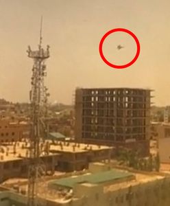 Zamach stanu w Sudanie. Moment ataku z myśliwca
