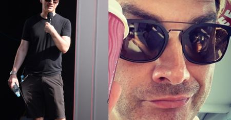 Tomasz Kammel dostał w kawiarni ZIMNEGO ROGALA. Poucza ekspedientkę: "Poza kontuar wychodzą tylko ci, którzy mają odwagę"