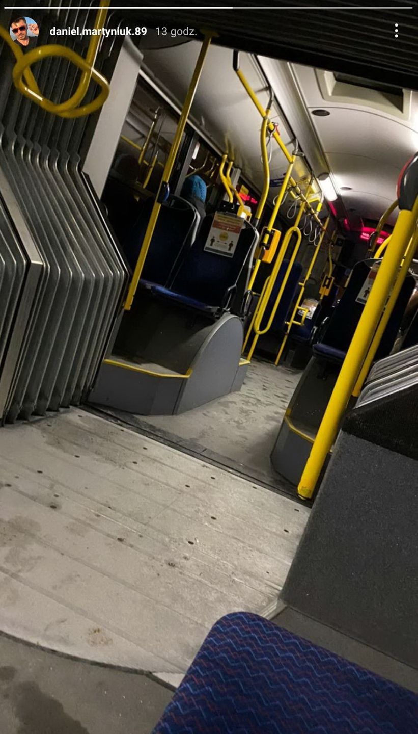 Daniel Martyniuk relacjonuje podróż autobusem