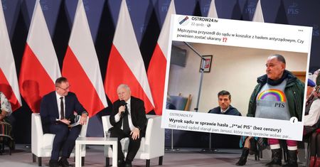 Nosił koszulkę z napisem "***** ***" ale bez cenzury. Zapadł wyrok