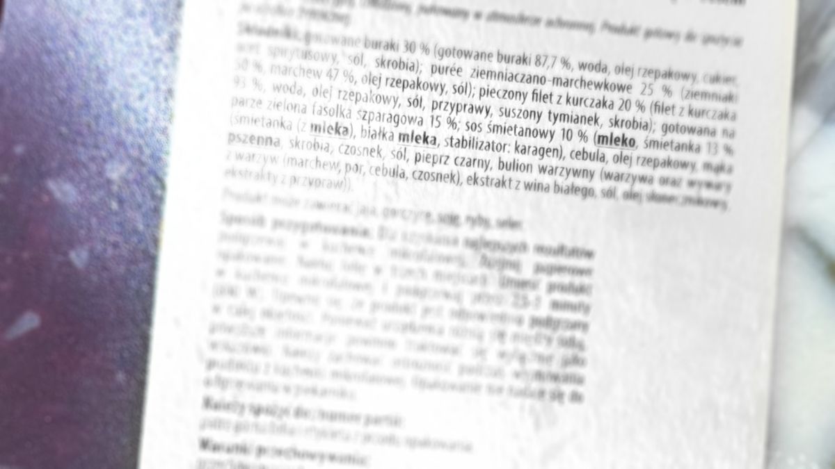 Co mówią etykiety na opakowaniu?