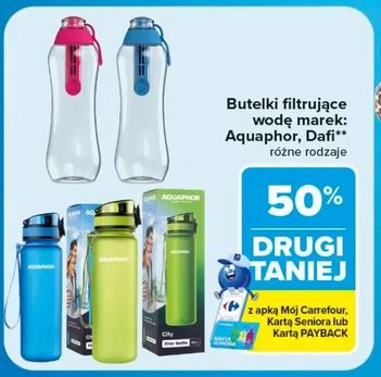 Butelki filtrujące w Carrefour