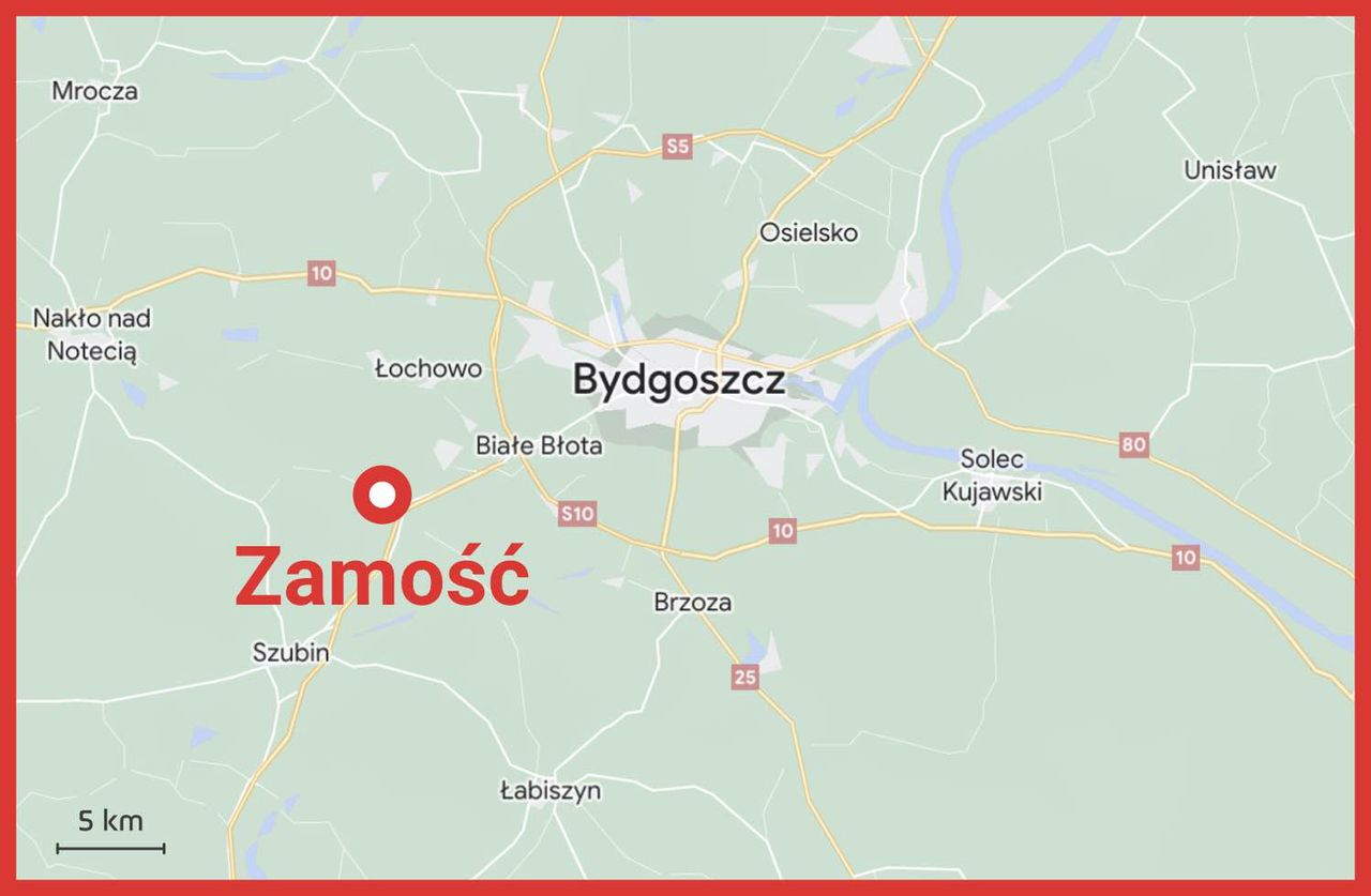 W okolicach miejscowości Zamość, ok. 15 km od Bydgoszczy znaleziono szczątki niezidentyfikowanego obiektu wojskowego