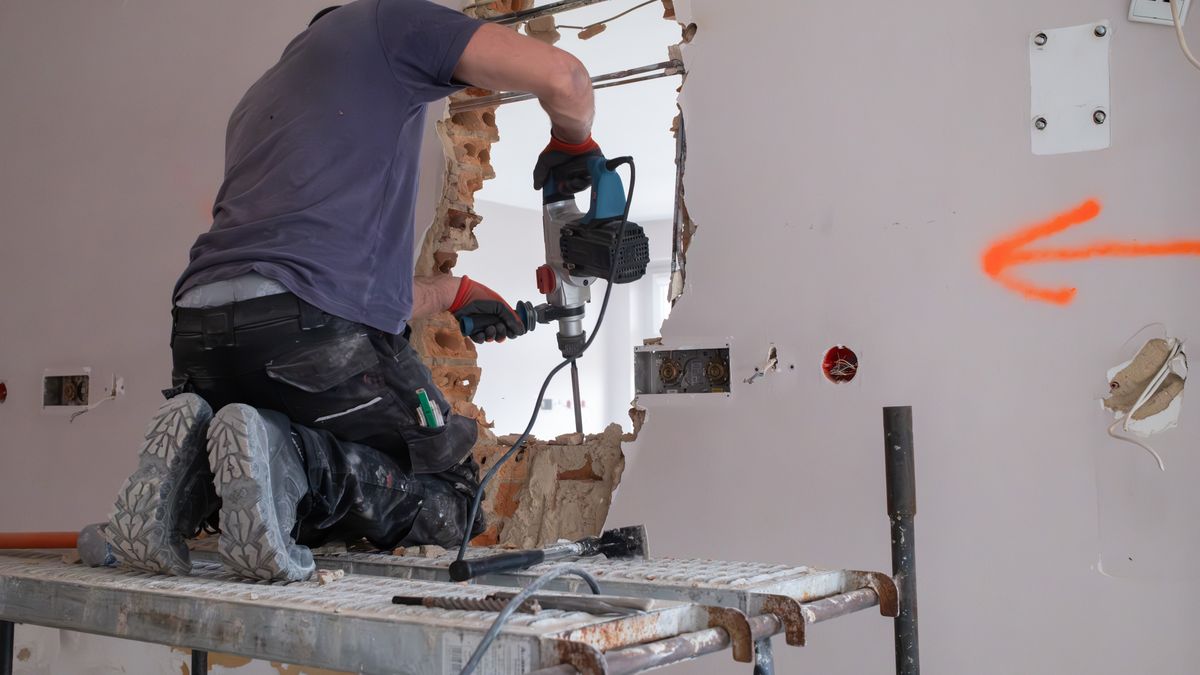 reporter_baza_2025-01
A construction worker on scaffolding demolishes a wall in a building with a hammer drill.
P.DZIURMAN
construction, work, worker, scaffolding, demolishes, wall, building, hammer, equipment, fixing, DIY, demolition, drill, hol, brick, job, hard, inside, indoor, manual worker, builder, safety, industry, working, industrial, workman, house, home, construction work, handworker, health and safety, scaffolding, lifestyle, no face, construction, work, worker, scaffolding, demolishes, wall, building, hammer, equipment, fixing, diy, demolition, drill, hol, brick, job, hard, inside, indoor, manual worker, builder, safety, industry, working, industrial, workman, house, home, construction work, handworker, health and safety, lifestyle, no face, people, person