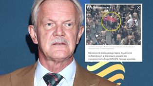 Cezary Pazura oburzony incydentem na koncercie białoruskiego rapera w Warszawie. Chodzi o flagę