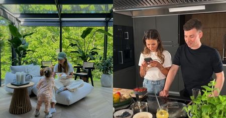 Tak wygląda apartament Lewandowskich na Mokotowie. Zimowy ogród to ich ulubiony kąt (ZDJĘCIA)