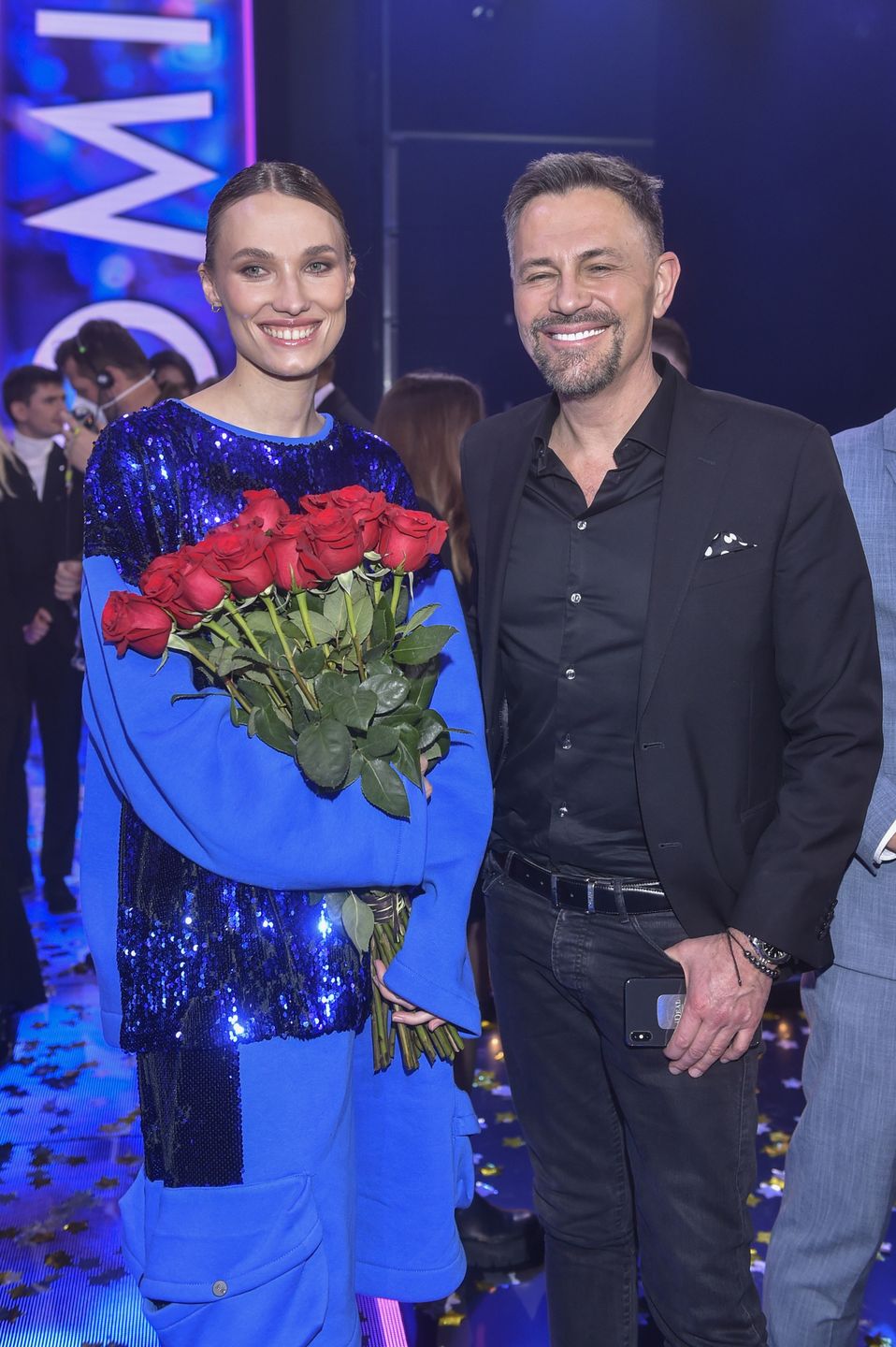 Krzysztof Ibisz i Joanna Kudzbalska przyszli razem na galę Polsatu. Ładnie razem wyglądali? 