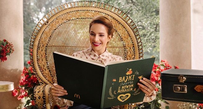 Anna Dereszowska czyta bajki w nowej kampanii McDonald's. Uczy dzieci zasad bezpieczeństwa w związku z COVID-19 (wideo)