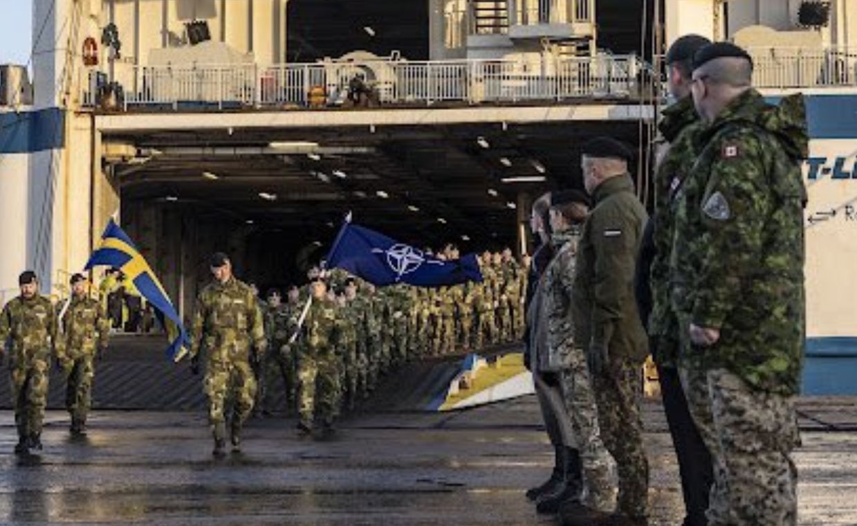 Swedish troops bolster NATO's Baltic security presence