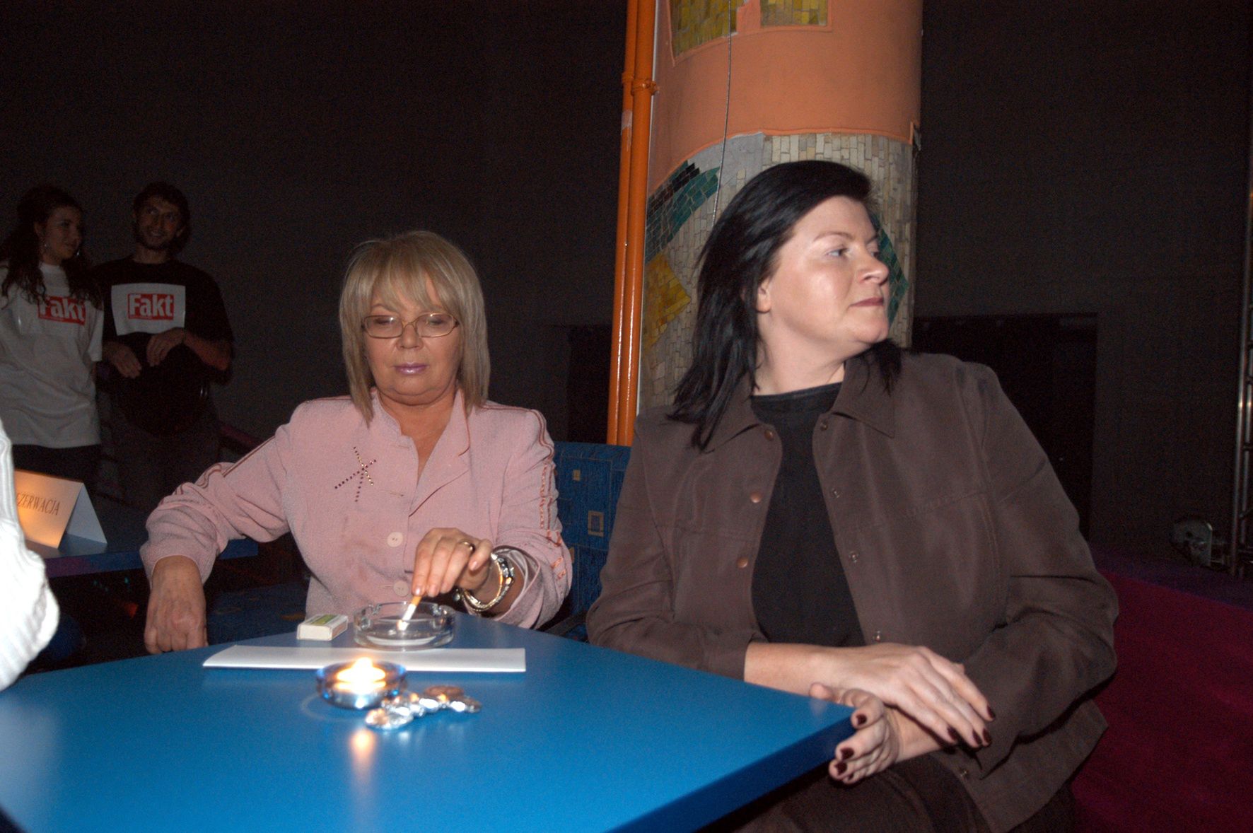 Nina Terentiew i Katarzyna Kanclerz w 2004 r.