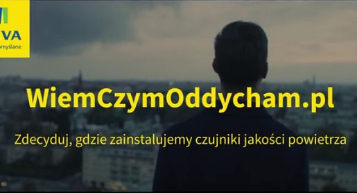 Umierające od smogu miasto w kampanii Aviva „Wiem, czym oddycham”