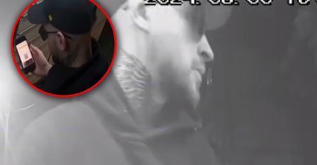 Widziałeś tego mężczyznę? Stał przy paczkomacie. Szuka go policja