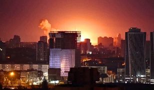 Kule ognia w Kijowie. Kindżały uderzyły w stolicę