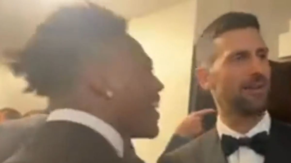 Na zdjęciu: Novak Djoković (po prawej)