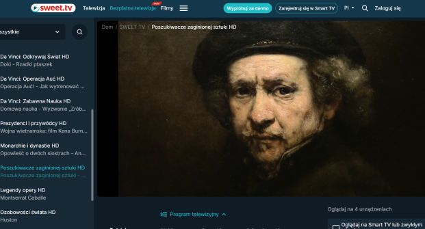 Katalog Bezpłatna telewizja w Sweet.TV. Nowe stacje FAST po polsku
