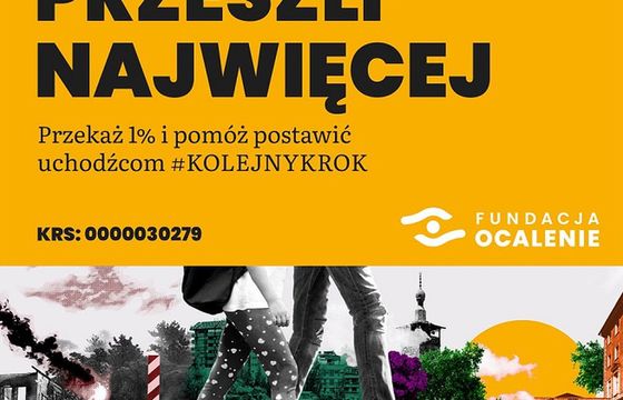 Fundacja Ocalenie w kampanii prosi o przekazanie 1% podatku