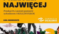 Fundacja Ocalenie w kampanii prosi o przekazanie 1% podatku