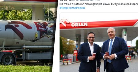 Jacek Sasin murem za Orlenem. "Histeria"