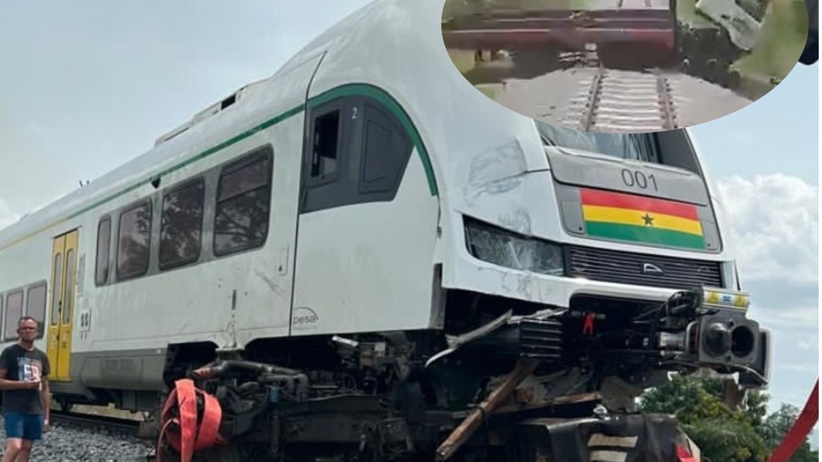 Polska Pesa uderzyła w ciężarówkę na torach.