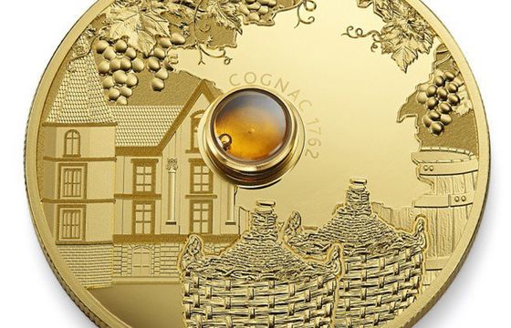 Cognac Coin - moneta z koniakiem za 34 tys. zł