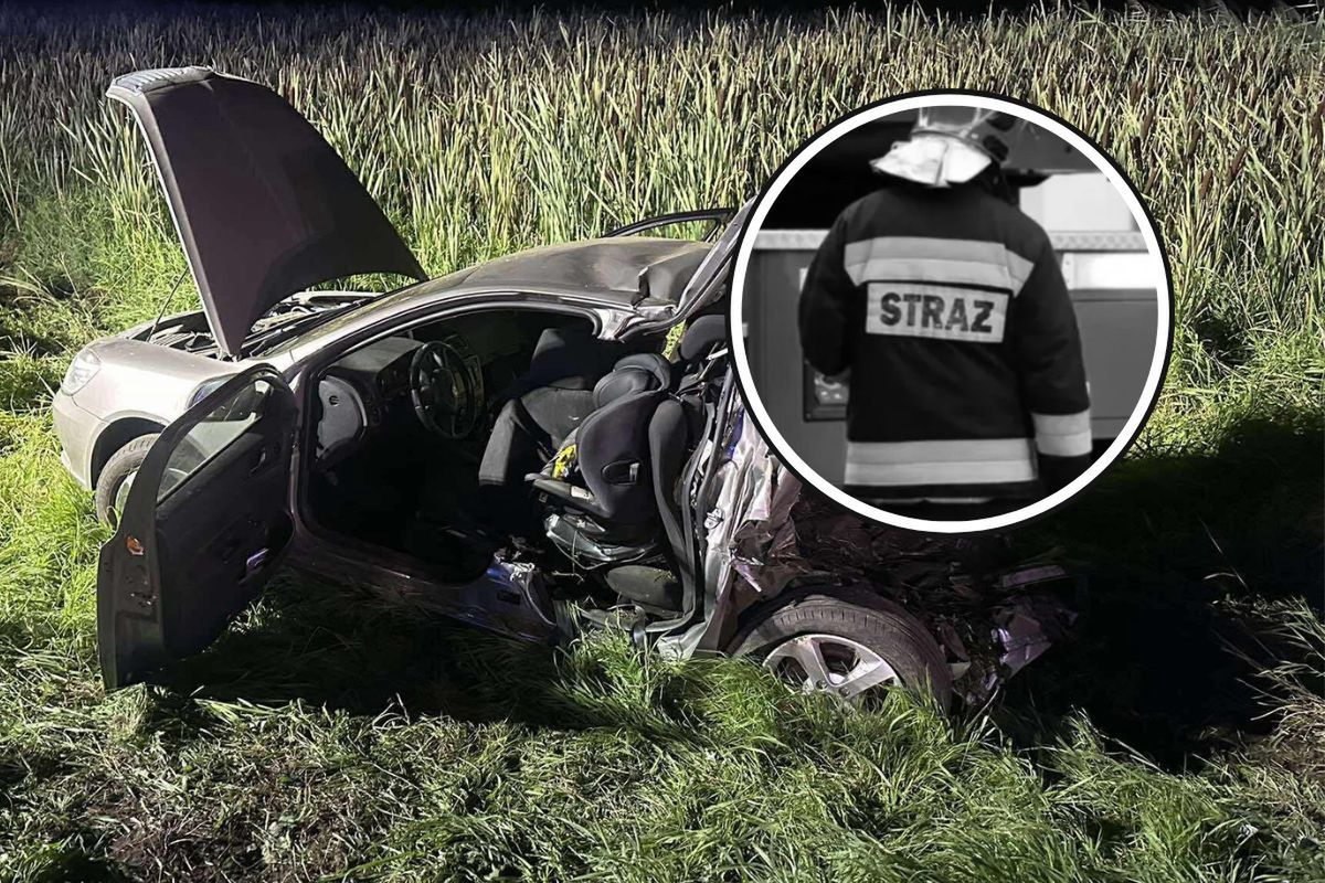 Śmiertelny wypadek na DK 57. Nie żyje strażak i jego 2-letni syn