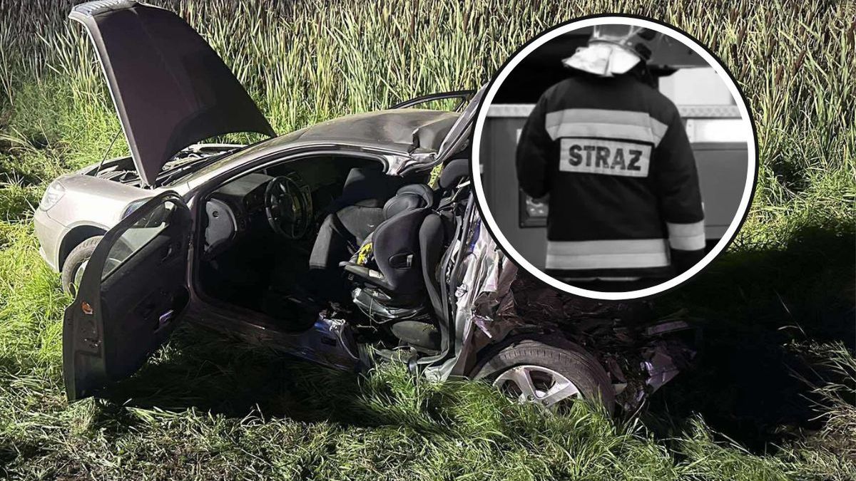 Tragiczny wypadek na DK57. Zginął strażak z dzieckiem
