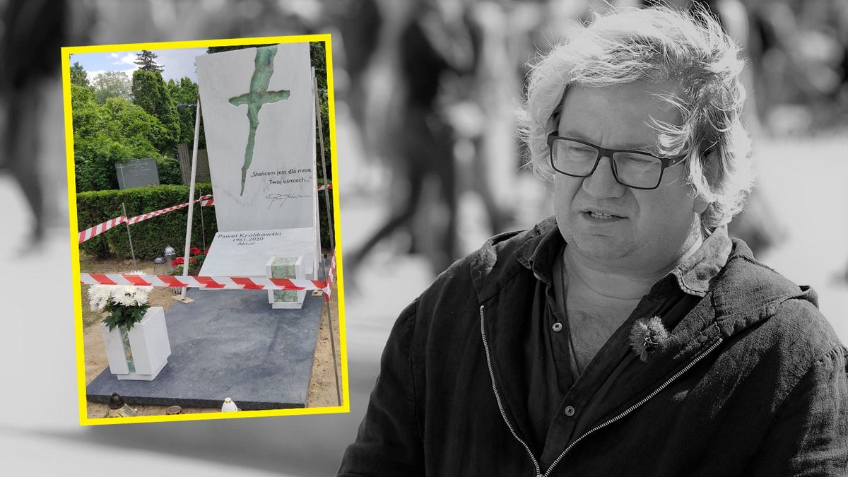 Na grobie Pawła Królikowskiego stanął pomnik