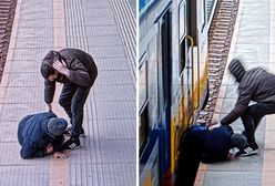 "Może skończyć się dramatem". Uratowali dwie osoby na peronie