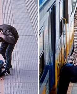 "Może skończyć się dramatem". Uratowali dwie osoby na peronie