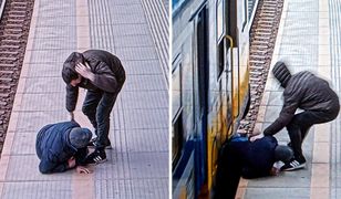 "Może skończyć się dramatem". Uratowali dwie osoby na peronie