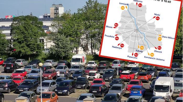 Ulice i parkingi w polskich miastach są znów zatłoczone