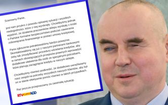 Firma przeprasza niewidomego wiceministra. "Jak on ma to przeczytać?"