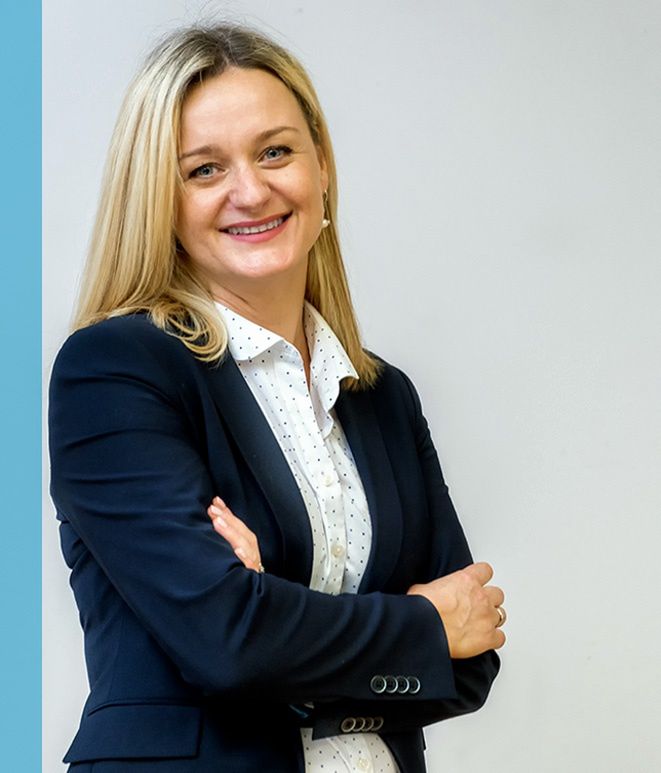 Marta Kozłowska, kierownik projektu "Akademia Kompetencji ICT – Inkubator Przedsiębiorczości" z firmy BLUEFORM Marcin Kozłowski