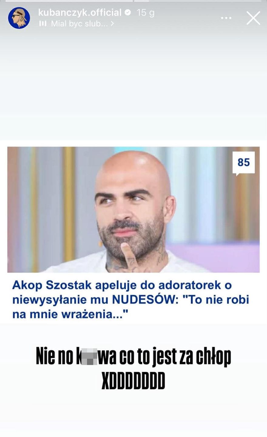 Kubańczyk drwi z Akopa