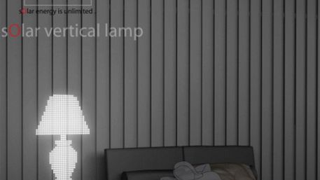 Pionowo-płaska lampa słoneczna 1