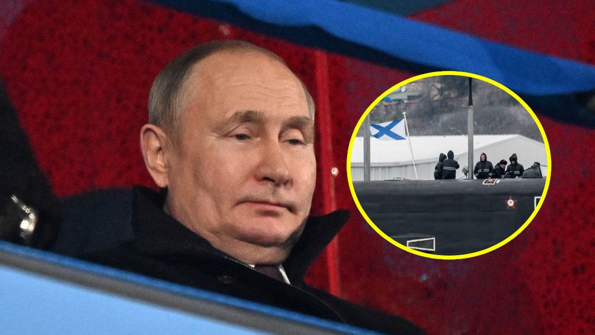 "Podwodne wilki" Putina. Na zdjęciu rosyjski okręt podwodny klasy Kilo w Turcji w lutym 2022 roku