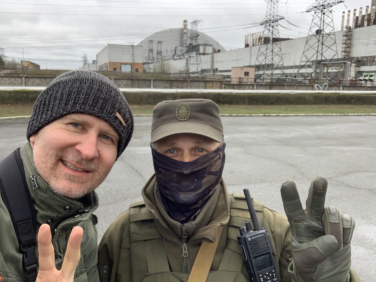 Czarnobyl. Teren elektrowni pod kontrolą ukraińskich żołnierzy