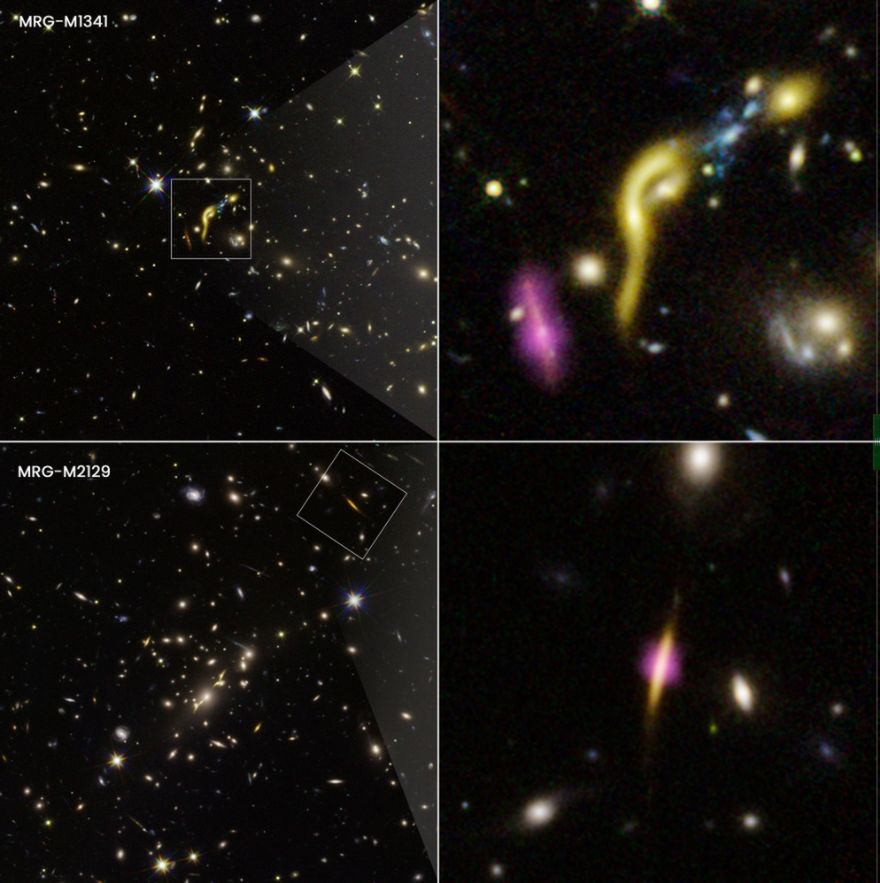 Teleskop Hubble'a ujął galaktyki, które zatrzymały się w rozwoju. Widać to na zdjęciach 2