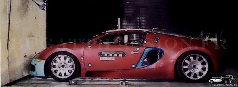 Bugatti Veyron - unikalne zdjęcia z crash testu [wideo]