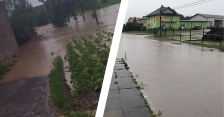 Katastrofalne skutki burz. Ulice zamieniły się w rwące rzeki