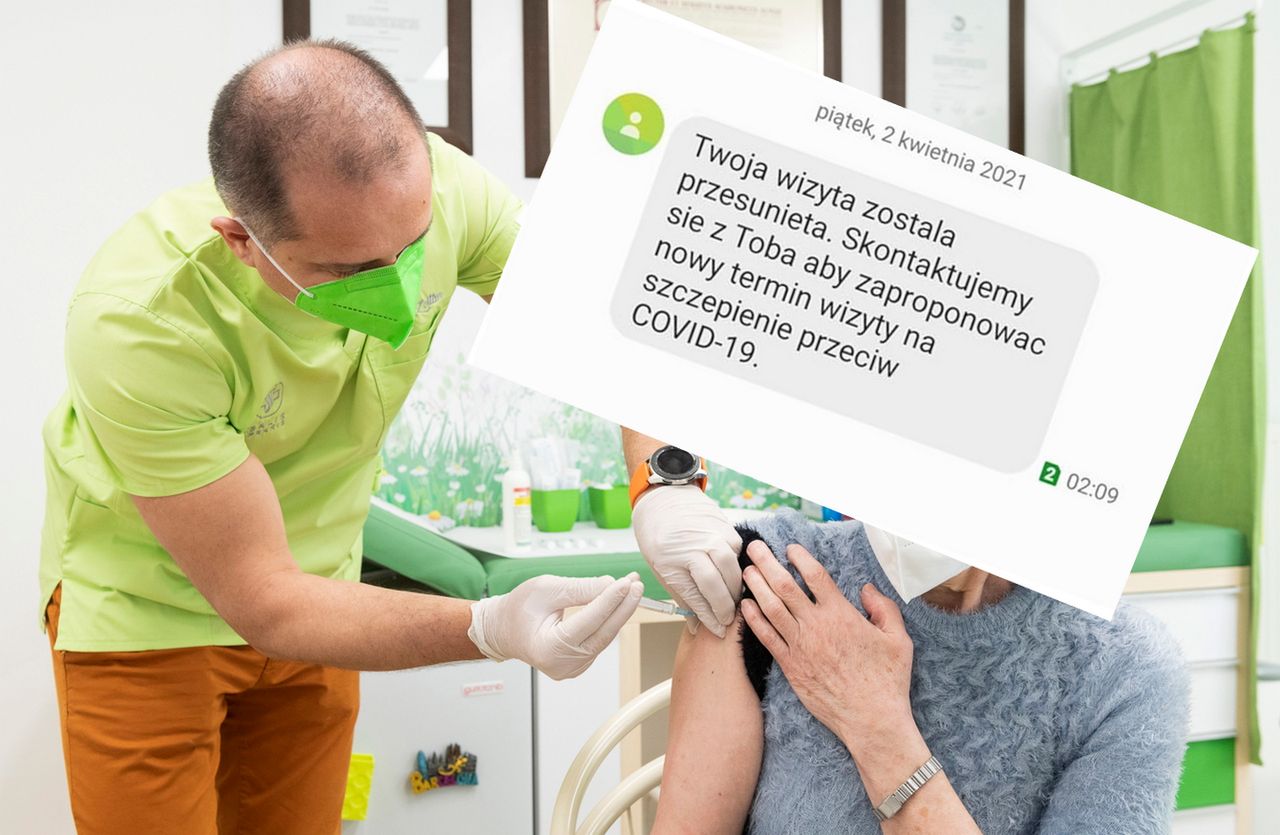 Nocna akcja SMS-owa. Rząd przesuwa terminy szczepień 40-latkom