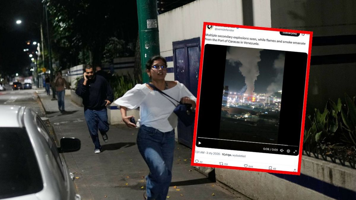 Seria wybuchów w stolicy Wenezueli