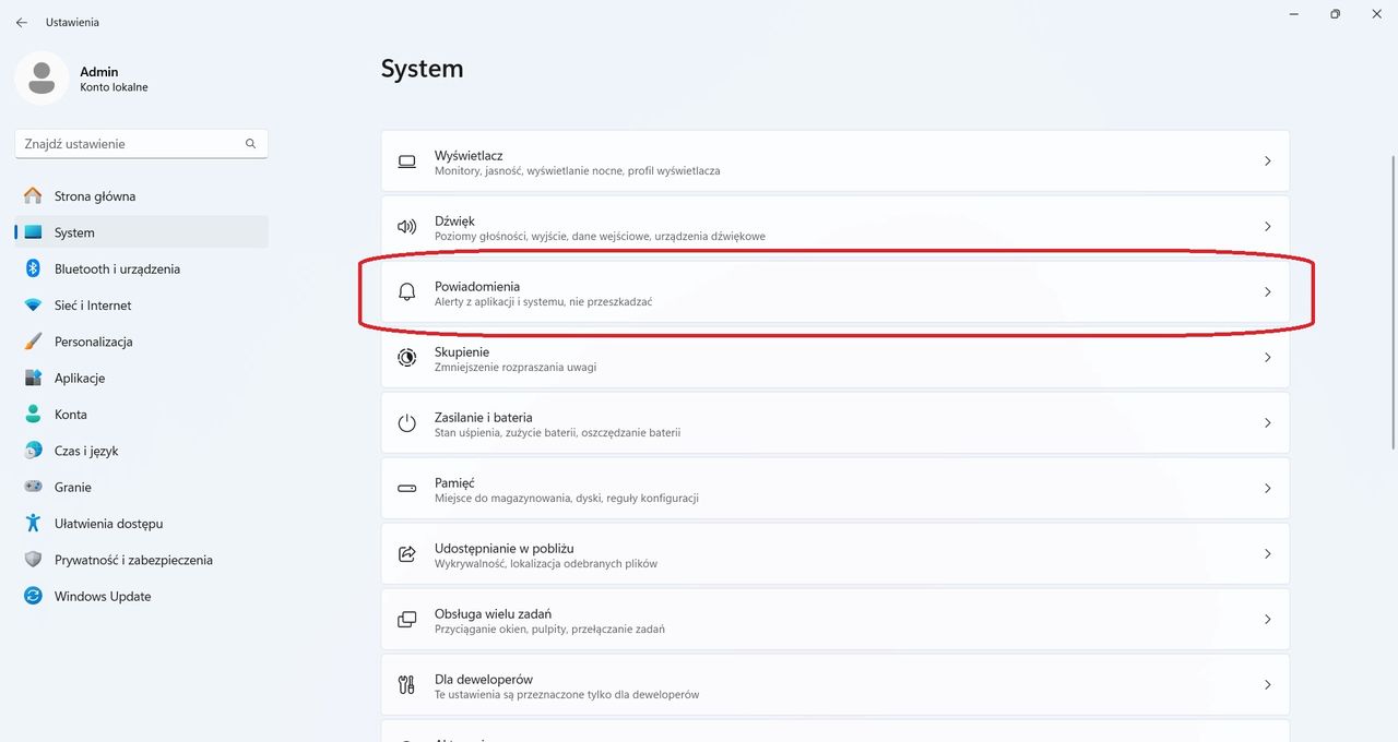 Windows 11 pozwala na wyłączenie natrętnych powiadomień