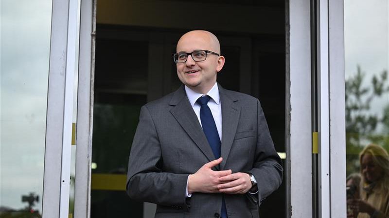 Dariusz Matecki po wyjściu z aresztu